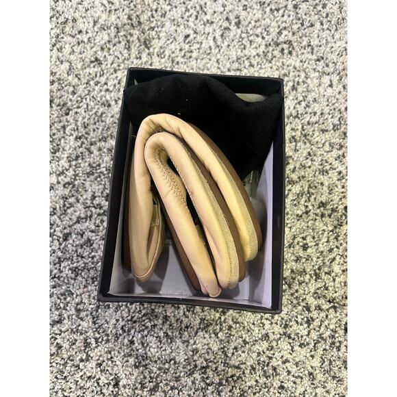 Yosi Samra Samara Foldable Ballet Flat in Nude Leather, Size 6‎ Commute Workwear - Picture 10 of 11